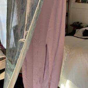 Long purple chic dress